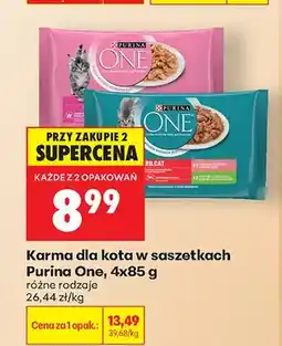 Biedronka Karma dla kota w saszetkach Purina One Sterilcat oferta