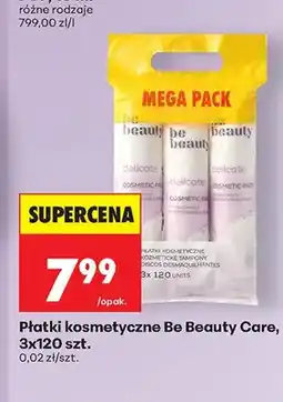 Biedronka Płatki kosmetyczne Be Beauty Care 3-pak oferta