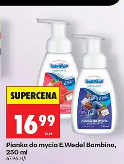 Biedronka Pianka do mycia Bambino Rodzina o zapachu malinowym oferta