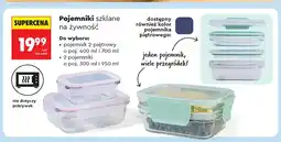 Biedronka Pojemnik szklany na żywność 2-piętrowy oferta