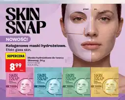 Biedronka Maska hydrożelowa do twarzy wygładzająco-ujędrniająca Skinsnap oferta