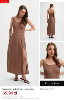 Top Secret Sukienka z subtelnym rozcięciem oferta
