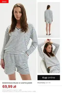 Top Secret Dzianinowa bluza w czarne paski oferta