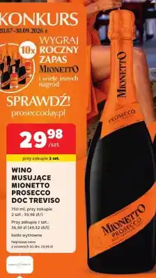 Stokrotka Wino musujące Mionetto Prosecco DOC Treviso oferta