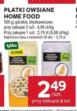 Stokrotka Płatki owsiane górskie Home Food oferta
