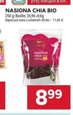Stokrotka Nasiona chia BIO Biolife oferta