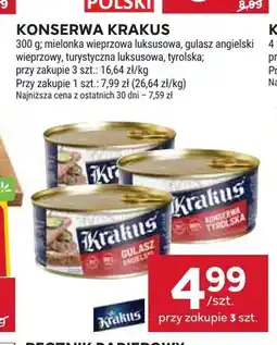 Stokrotka Konserwa Krakus mielonka wieprzowa luksusowa oferta