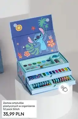 Sinsay Zestaw artykułów plastycznych w organizerze Stitch 52-pak oferta