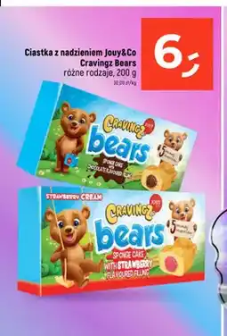 Dealz Ciastka z nadzieniem czekoladowym Jouy&Co Cravingz Bears oferta