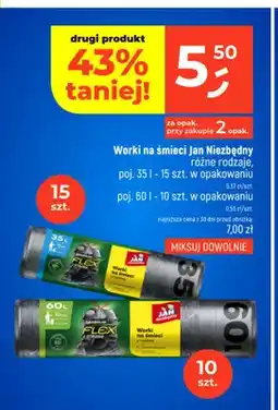 Dealz Worki na śmieci Jan Niezbędny oferta