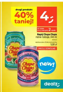 Dealz Napój gazowany Chupa Chups Sparkling Watermelon oferta