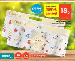 Dealz Papier toaletowy Kartika Seasons 3-warstwowy 10-pak oferta