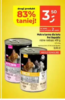Dealz Mokra karma dla kota Pet Republic Monoproteina z wieprzowiną oferta