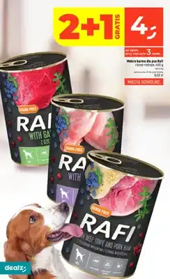 Dealz Mokra karma dla psa Rafi z dziczyzną oferta
