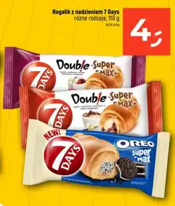 Dealz Rogalik z nadzieniem 7 Days Double Super Max o smaku waniliowym i wiśniowym oferta