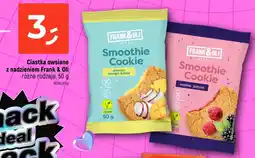 Dealz Ciastka owsiane Smoothie Cookie ananas mango kokos Frank & Oli oferta