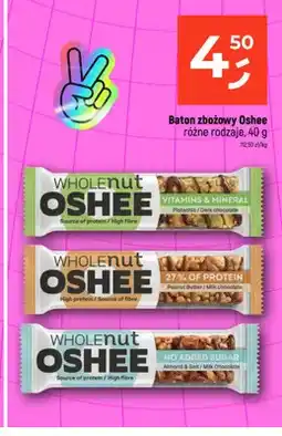 Dealz Baton zbożowy Oshee Wholenut Pistachio Dark Chocolate oferta