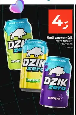 Dealz Napój gazowany Dzik Zero Sour Apple oferta