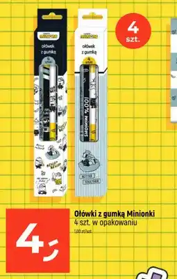 Dealz Ołówki z gumką Minionki oferta