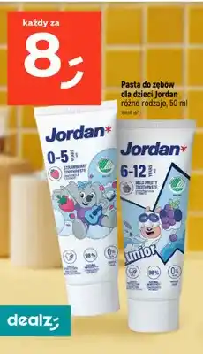 Dealz Pasta do zębów dla dzieci Jordan 6-12 lat oferta