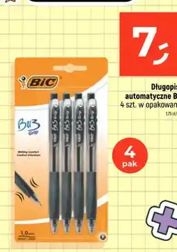 Dealz Długopisy automatyczne Bic Bu3 Grip 4-pak oferta
