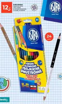 Dealz Kredki ołówkowe dwustronne trójkątne Astra oferta