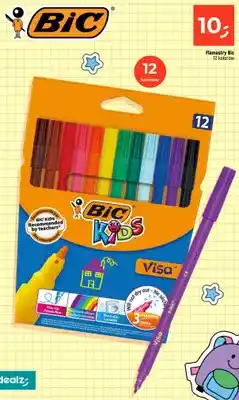 Dealz Flamastry Bic Kids Visa 12 kolorów oferta