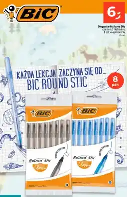 Dealz Długopisy Bic Round Stic czarne 8-pak oferta