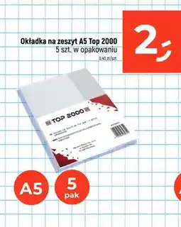 Dealz Okładka na zeszyt A5 Top 2000 oferta