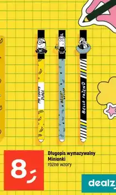 Dealz Długopis wymazywalny Minionki oferta