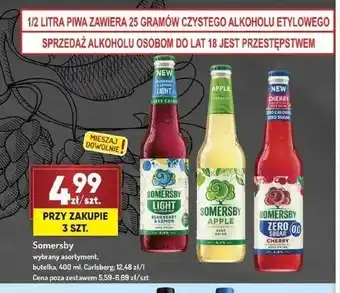 Avita Piwo Somersby Light Blueberry & Lemon oferta