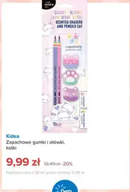 Smyk Zapachowe gumki i ołówki Kidea kotki oferta