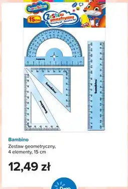 Smyk Zestaw geometryczny Bambino 4 elementy 15 cm oferta