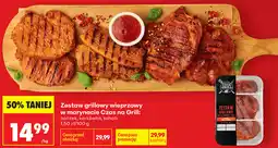 Biedronka Zestaw grillowy wieprzowy w marynacie Czas na Grill: boczek, karkówka, schab oferta