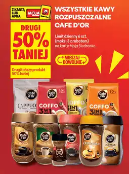 Biedronka Wszystkie kawy rozpuszczalne Cafe D'Or oferta