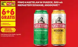 Biedronka Piwo Kasztelan w puszce Niepasteryzowane, Miodowe oferta