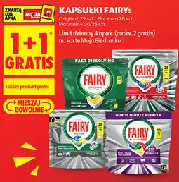 Biedronka Kapsułki do zmywarki Fairy oferta