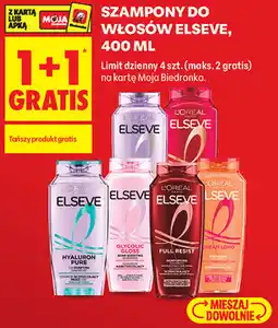 Biedronka Szampony do włosów Elseve oferta