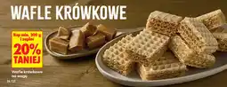 Biedronka Wafle krówkowe na wagę oferta