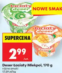 Biedronka Deser Łaciaty Mlekpol oferta