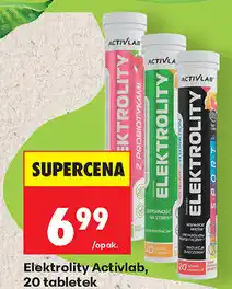 Biedronka Elektrolity Activlab, 20 tabletek oferta