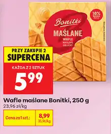 Biedronka Wafle maślane Bonitki oferta