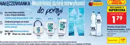 Biedronka Woda mineralna Nałęczowianka, 1,5 l: niegazowana, delikatnie gazowana, gazowana oferta