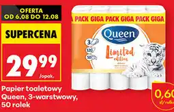Biedronka Papier toaletowy Queen, 3-warstwowy oferta