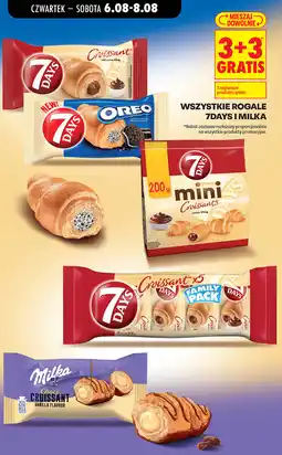 Biedronka Rogale 7Days i Milka oferta