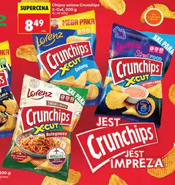 Biedronka Chipsy solone Crunchips X-Cut Lorenz oferta