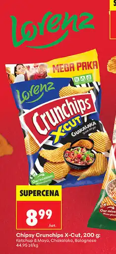 Biedronka Chipsy Crunchips X-Cut Lorenz oferta