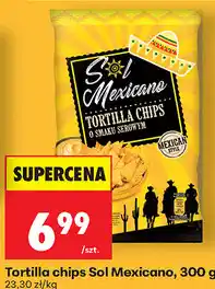 Biedronka Tortilla chips Sol Mexicano oferta