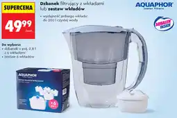 Biedronka Aquaphor Dzbanek filtrujący z wkładami lub zestaw wkładów oferta