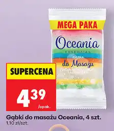 Biedronka Gąbki do masażu Oceania, 4 szt oferta